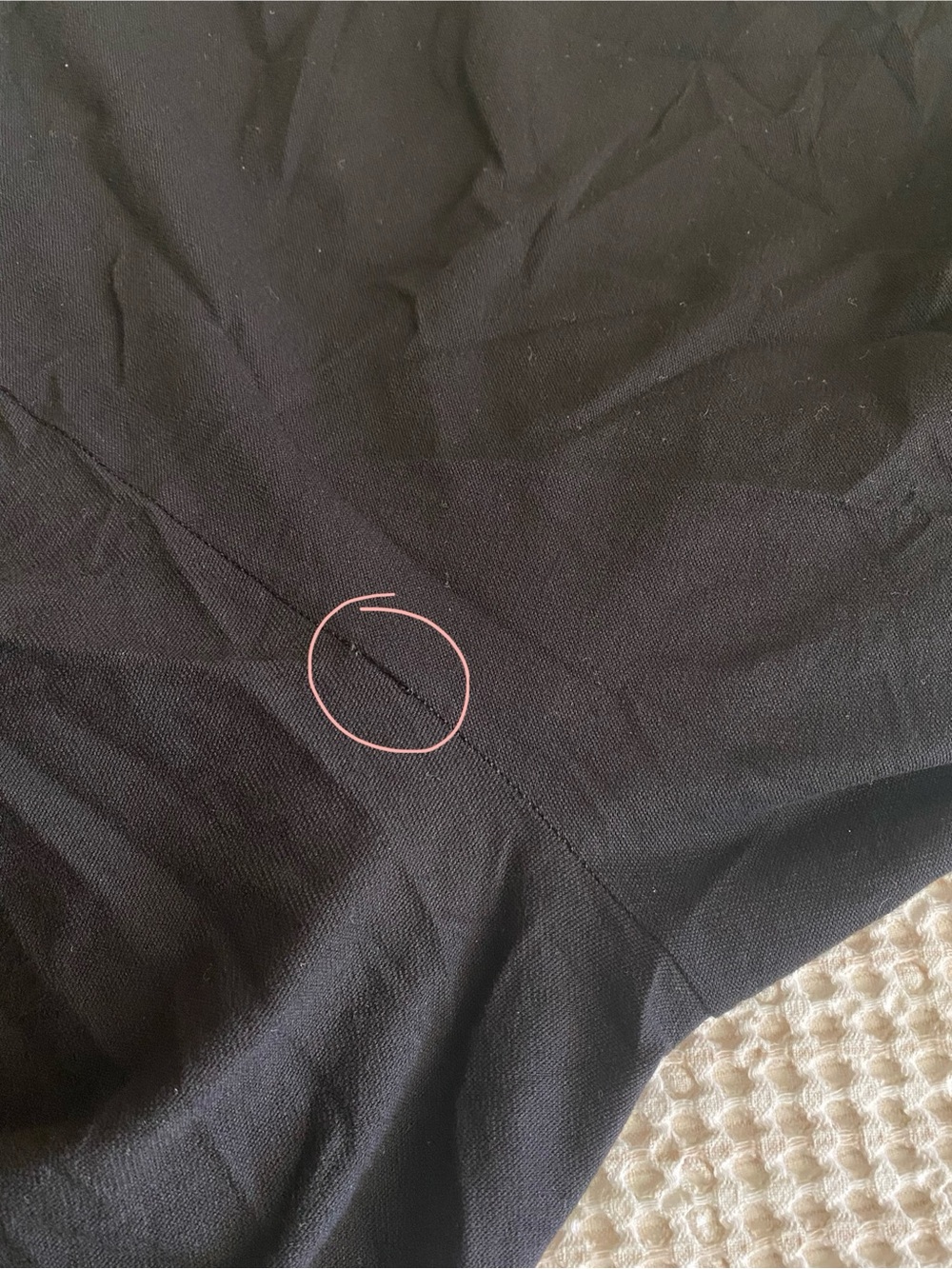 EILEEN FISHER Washable Crepe Pull-On Pants in Black - XL - Picture 3 of 10